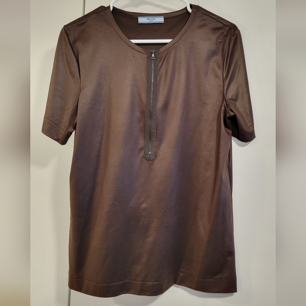 Prada zippered top